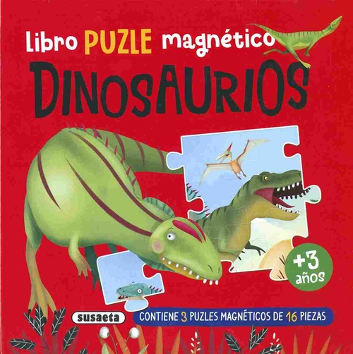 DINOSAURIOS. LIBRO PUZLE MAGNETICO
