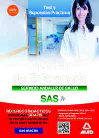 AUXILIAR DE ENFERMERIA SAS. TEST Y SUPUESTOS PRACTICOS 2014