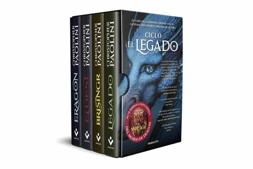 ERAGON/ ELDEST/ BRISINGR/ LEGADO. ESTUCHE CICLO EL LEGADO