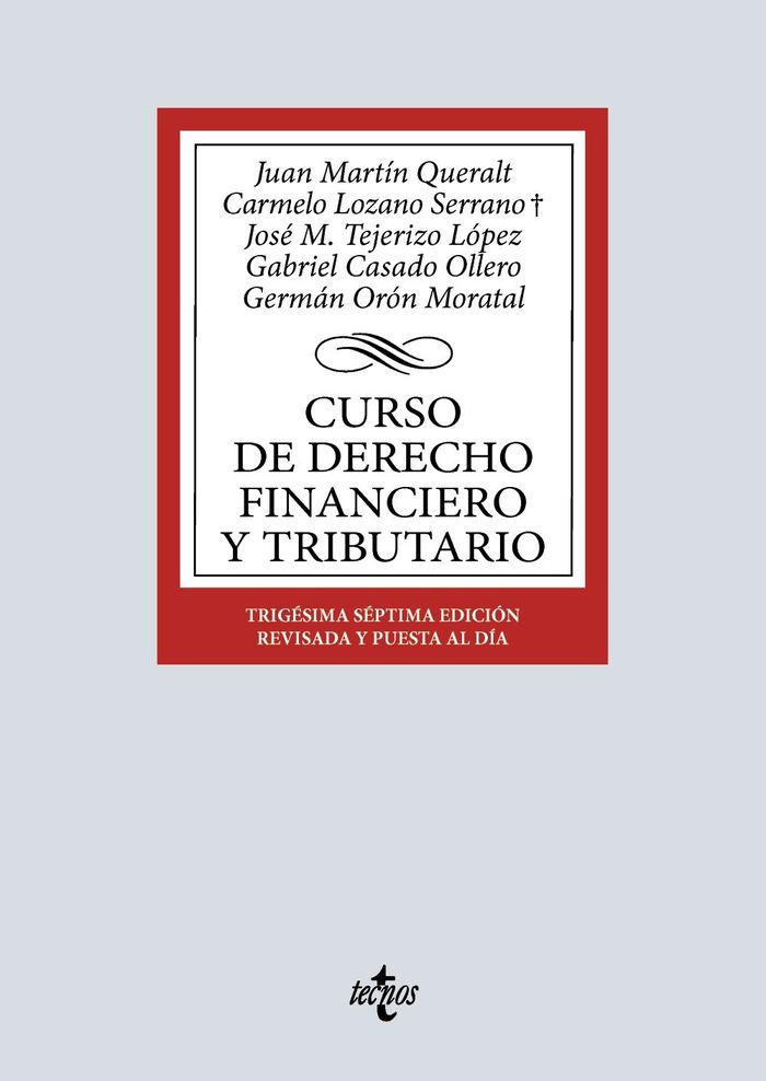CURSO DE DERECHO FINANCIERO Y TRIBUTARIO