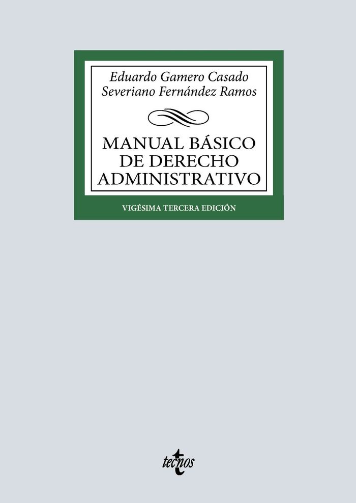 MANUAL BÁSICO DE DERECHO ADMINISTRATIVO