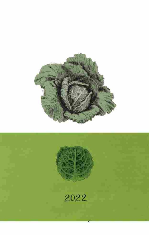 CALENDARIO 2022 DE PARED. LAS VERDURAS
