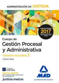 3. TEMARIO. GESTION PROCESAL ADMINISTRATIVA ADM. JUSTICIA TURNO LIBRE