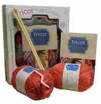 KIT TRICOT (CAJA CON LANA Y AGUJAS)