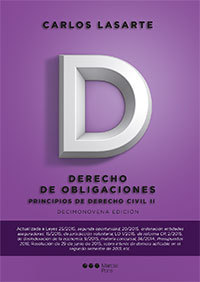 (19º) II. PRINCIPIOS DERECHO CIVIL: DERECHO DE OBLIGACIONES.