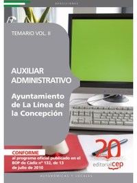 2. TEMARIO. AUXILIAR ADMINISTRATIVO DE LA LÍNEA DE LA CONCEPCIÓN