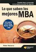 QUE SABEN LOS MEJORES MBA, LO