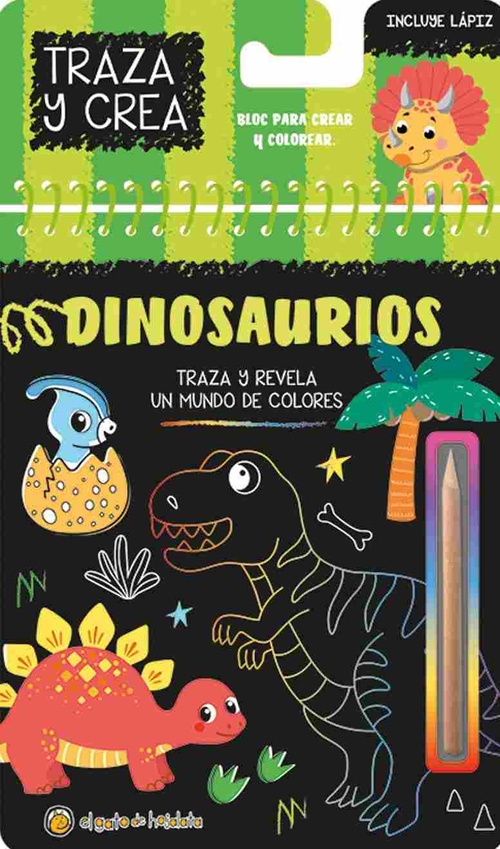 DINOSAURIOS. TRAZA Y CREA