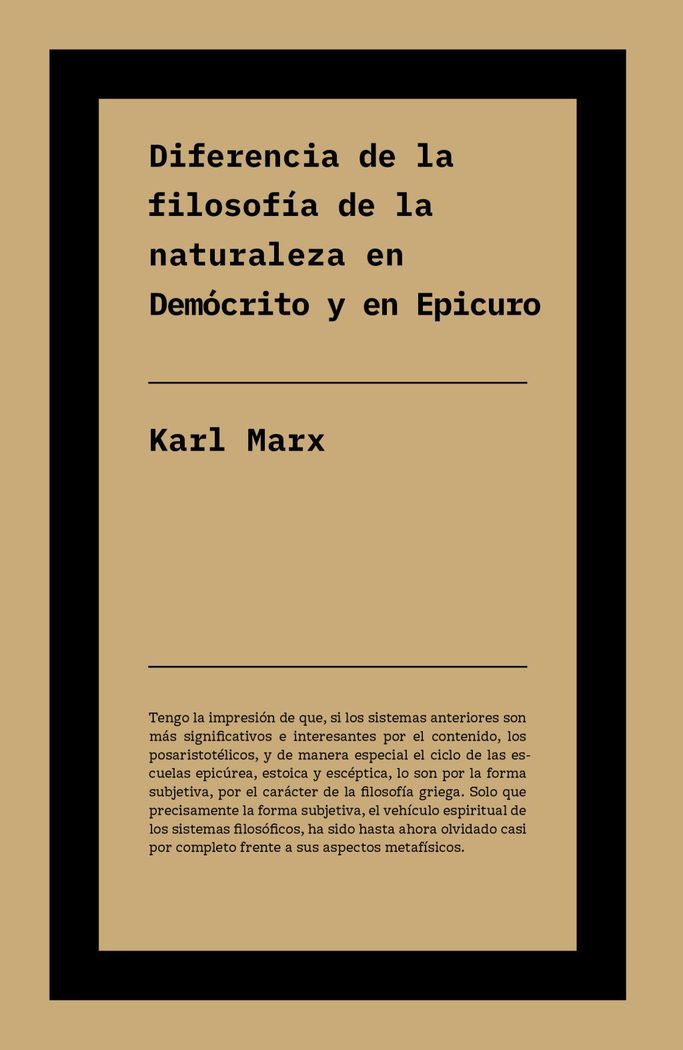 DIFERENCIA ENTRE LA FILOSOFÍA DE LA NATURALEZA EN DEMÓCRITO Y EN EPICURO