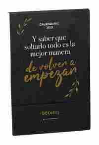 CALENDARIO DE MESA 2021 DEFREDS. Y SABER QUE SOLTARLO TODO ES LA MEJOR MANERA DE VOLVER A EMPEZAR