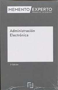 MEMENTO EXPERTO ADMINISTRACIÓN ELECTRÓNICA (2ª EDICIÓN