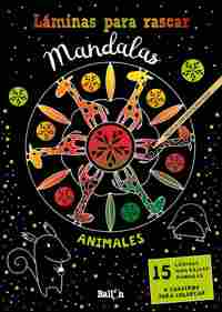 ANIMALES LAMINAS PARA RASCAR MANDALAS