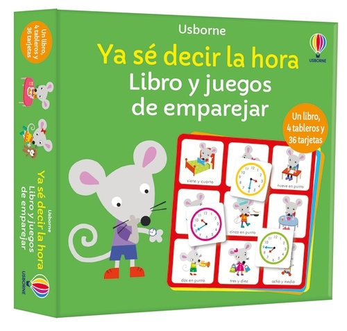 YA SE DECIR LA HORA. LIBRO Y JUEGOS DE EMPAREJAR