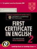 2. CAMBRIDGE FIRST CERTIFICATE IN ENGLISH (+ CD) WITH ANSWERS