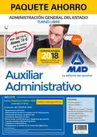 PAQUETE AHORRO AUXILIAR ADMINISTRATIVO DEL ESTADO (TURNO LIBRE)