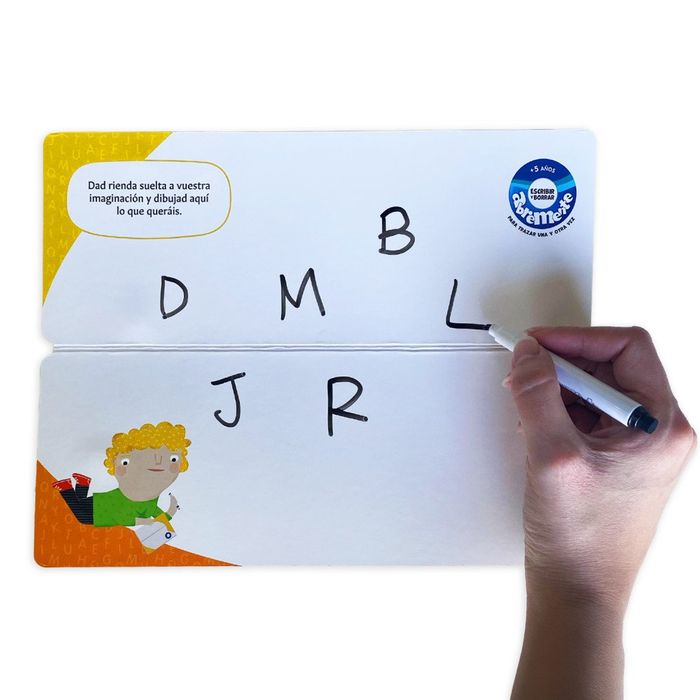 MAYÚSCULAS. 5 AÑOS. ABREMENTE. ESCRIBIR Y BORRAR