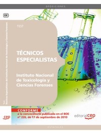 TÉCNICOS ESPECIALISTAS DEL INSTITUTO NACIONAL DE TOXICOLOGÍA Y CIENCIA