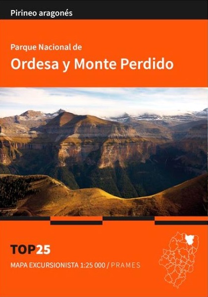 MAPA TOP 25 PARQUE NACIONAL DE ORDESA Y MONTE PERDIDO