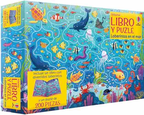 LABERINTOS EN EL MAR. LIBRO Y PUZLE