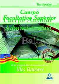 CUERPO FACULTATIVO SUPERIOR TEST JURIDICO