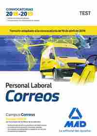 PERSONAL LABORAL DE CORREOS Y TELÉGRAFOS. TEST TEST