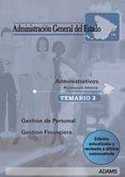 2. TEMARIO. ADMINISTRATIVOS ADM. GENERAL DEL ESTADO PROMOCION INTERNA