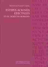 ESTIPULACIONES EDICTALES EN EL DERECHO ROMANO