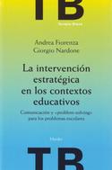 LA INTERVENCION ESTRATEGICA EN LOS CONTEXTOS EDUCATIVOS