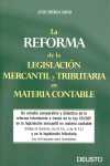 REFORMA DE LA LEGISLACION MERCANTIL Y TRIBUTARIA EN MATERIA CONTABLE,