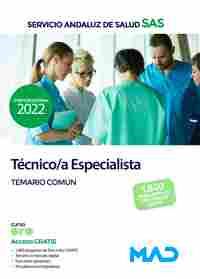 TÉCNICO/A ESPECIALISTA. SERVICIO ANDALUZ SALUD. TEMARIO COMÚN