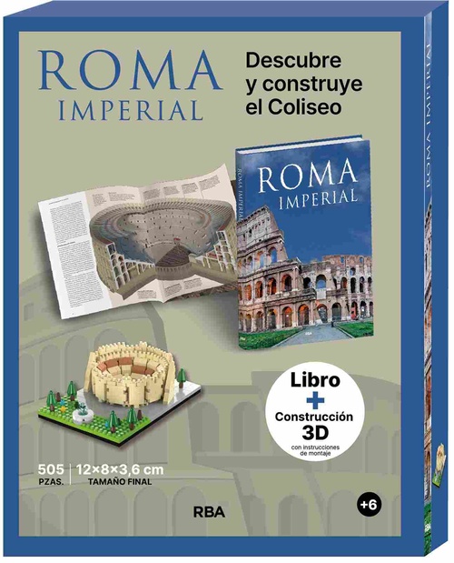 ROMA IMPERIAL. DESCUBRE Y CONSTRUYE EL COLISEO. LIBRO + CONSTRUCCIÓN 3D