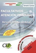(+CD) TEMARIO COMUN FACULTATIVOS ATENCION PRIMARIA SAS S.ANDALUZ SALUD
