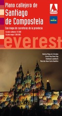 SANTIAGO DE COMPOSTELA. PLANO CALLEJERO/CARRETERAS PROVINCIA