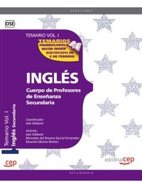 1. INGLÉS. CUERPO DE PROFESORES DE ENSEÑANZA SECUNDARIA. TEMARIO