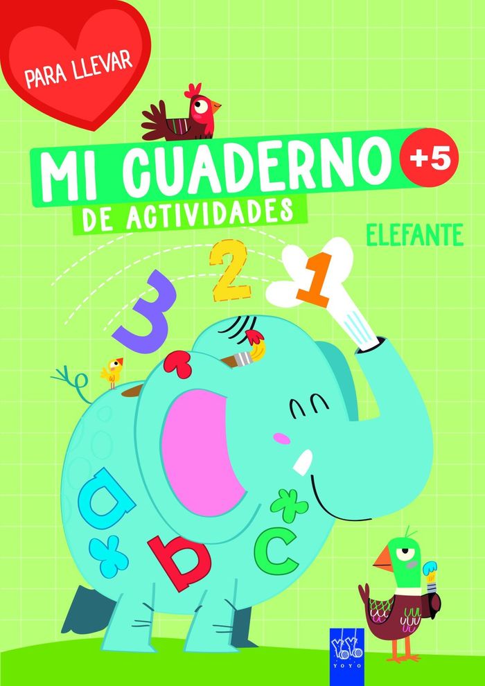 ELEFANTE. MI CUADERNO DE ACTIVIDADES PARA LLEVAR