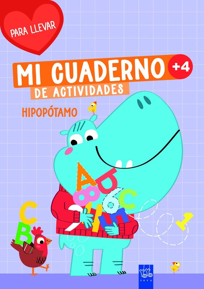 HIPOPÓTAMO. MI CUADERNO DE ACTIVIDADES PARA LLEVAR