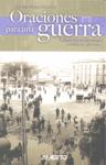 ORACIONES PARA UNA GUERRA