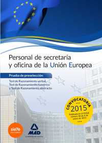 PERSONAL SECRETARIA Y OFICINA DE LA UNION EUROPEA