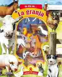 LA GRANJA + 8 ANIMALES DE JUGUETE