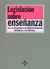 (2ª) 2. LEGISLACION SOBRE ENSEÑANZA. (REGIMEN ESPECIAL, ARTISTICAS IDI