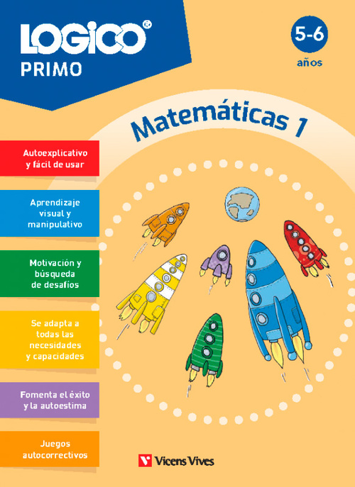 LOGICO PRIMO. MATEMATICAS 1 (5-6 AÑOS)