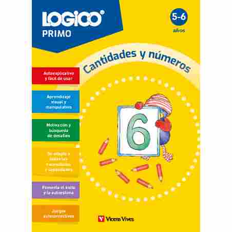 LOGICO PRIMO. CANTIDADES Y NÚMEROS (5-6 AÑOS)