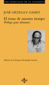 TEMA DE NUESTRO TIEMPO.  PRÓLOGO PARA ALEMANES