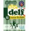 A1. ABC DELF JUNIOR SCOLAIRE (LIVRE + CD ROM) 200 EXERCICES