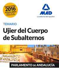 UJIER PARLAMENTO ANDALUCIA TEMARIO.