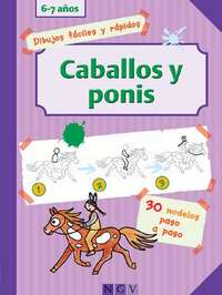 CABALLOS Y PONIS -DIBUJO PASO A PASO-