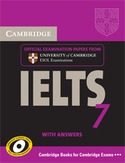 7. CAMBRIDGE IELTS:  WITH ANSWERS (PRE-INTERMEDIATE PROFICIENCY)