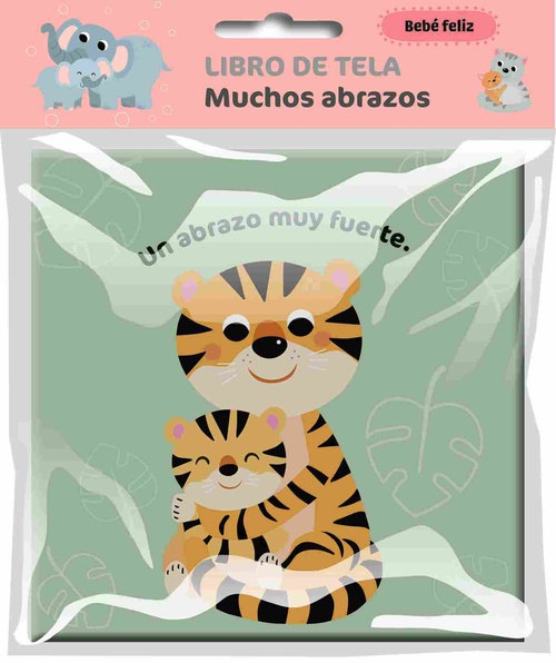 MUCHOS ABRAZOS. LIBRO DE TELA