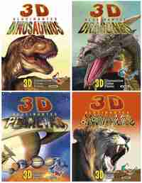 3D ALUCINANTES (4 TÍTULOS: ANIMALES/ DINOSAURIOS/ PLANETAS/ DRAGONES)