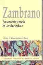 PENSAMIENTO Y POESÍA EN LA VIDA ESPAÑOLA